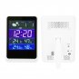 Alarm Clock Digital Weather Station Indoor Temperature Humidity w/Sensor EU/US