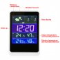 Alarm Clock Digital Weather Station Indoor Temperature Humidity w/Sensor EU/US