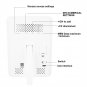 Alarm Clock Digital Weather Station Indoor Temperature Humidity w/Sensor EU/US