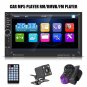 7" Car DVD Radio MP5 Player Bluetooth Touch Screen Remote Control With Camera EL