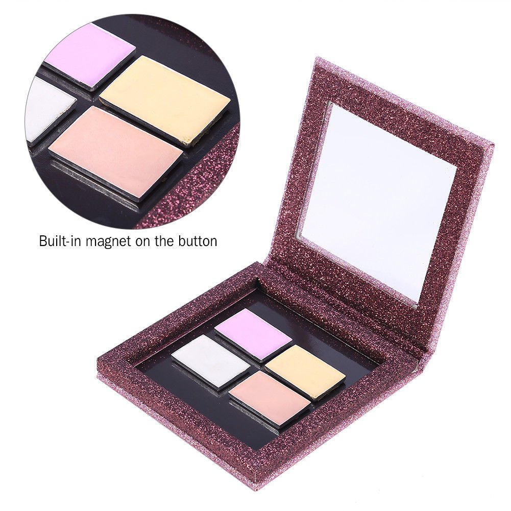 NEW Empty Magnetic Makeup Palette Eye Shadow DIY Tray Mirror Box cosmetics Case