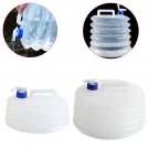 8/10L Portable Water Carrier Folding Drink Container Collapsible Outdoor Camping
