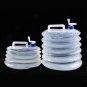 8/10L Portable Water Carrier Folding Drink Container Collapsible Outdoor Camping