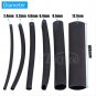 87pcs Dual-Wall 6 Sizes Polyolefin 3:1 Heat Shrink Tubing Wire Wrap Sleeve Set