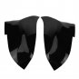 1Pair Black Rearview Mirror Cover Cap for BMW F20 F30 F32 F87 1/2/3/4/X/S Series