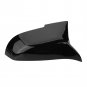 1Pair Black Rearview Mirror Cover Cap for BMW F20 F30 F32 F87 1/2/3/4/X/S Series