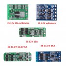 3S 6A/15A 11.1V 12.6v 18650 Lithium Battery BMS Protection PCB Board W/ Balance