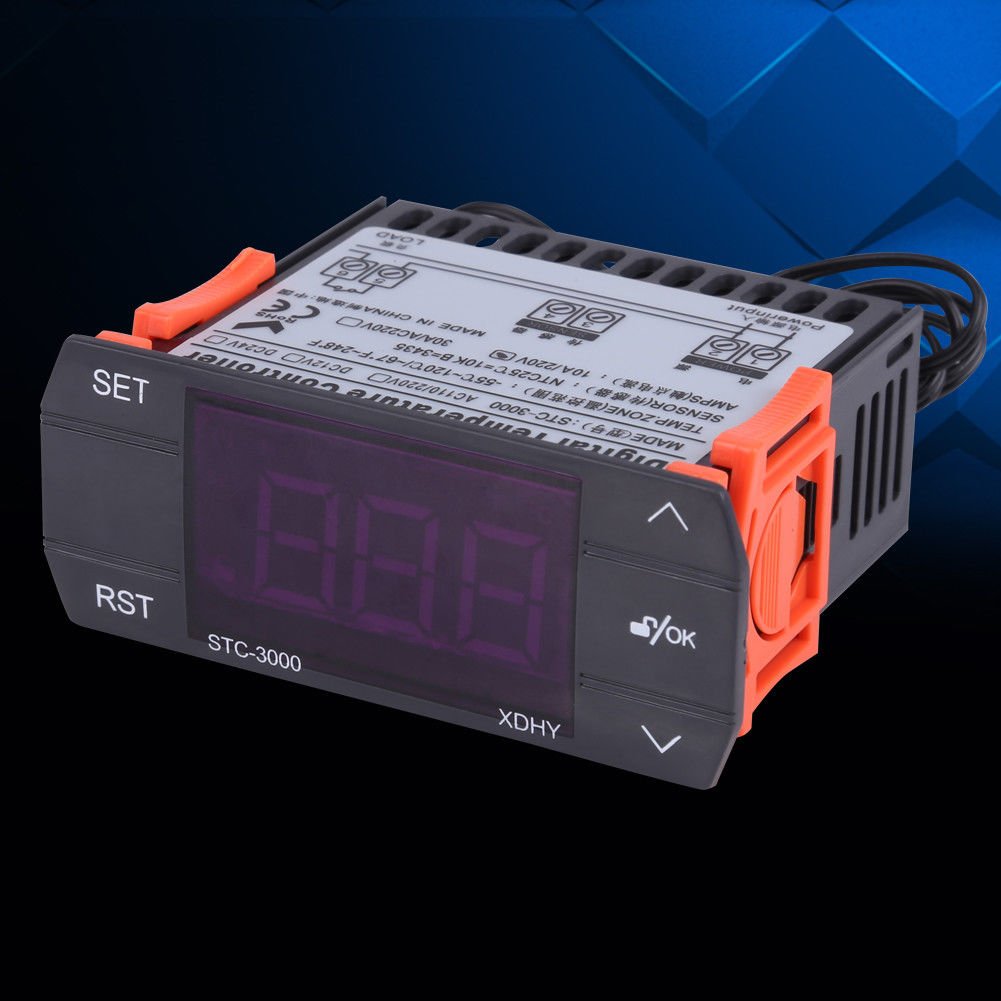Yuuinnter STC-3000 110V-220V 30A Termostato Con Termostato Digitale Per Pressa Con Strumento Di Controllo Del Sensore