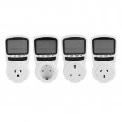 Plug-in Power Meter Switch Energy Monitor ABS Socket Indoor US/UK/EU/AU Plug EM