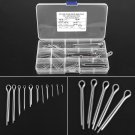 90pcs 11 Kinds Split Cotter Pins Assortment Kit M1.5 - M6 with Case Hot