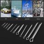 90pcs 11 Kinds Split Cotter Pins Assortment Kit M1.5 - M6 with Case Hot