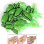 Green 20Pcs/Set Olive Shape Weights Pure Lead Sinkers Sea Fishing Tackle