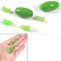 Green 20Pcs/Set Olive Shape Weights Pure Lead Sinkers Sea Fishing Tackle