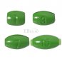 Green 20Pcs/Set Olive Shape Weights Pure Lead Sinkers Sea Fishing Tackle
