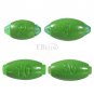 Green 20Pcs/Set Olive Shape Weights Pure Lead Sinkers Sea Fishing Tackle