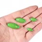 Green 20Pcs/Set Olive Shape Weights Pure Lead Sinkers Sea Fishing Tackle