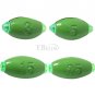 Green 20Pcs/Set Olive Shape Weights Pure Lead Sinkers Sea Fishing Tackle