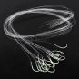 20/30Pcs Steel Barbed Glitter Glow In the Dark Fishing Hooks Fish Catch Tackles