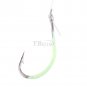 20/30Pcs Steel Barbed Glitter Glow In the Dark Fishing Hooks Fish Catch Tackles