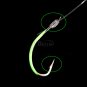 20/30Pcs Steel Barbed Glitter Glow In the Dark Fishing Hooks Fish Catch Tackles