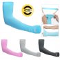 Breathable Cooling Athletic Skin Arm Sleeves Sun Protective UV Cover Golf Sports