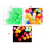 100Pcs 6/8mm Round soft Glow Rig Beads Sea Fishing Lures Floating Float Tackles