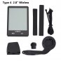 Bicycle Wireless Wired LCD Waterproof Cycle Bike Computer Odometer Speedometer E