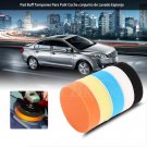 5x 3" 4" 5" 6" 7" Sponge Polishing Buffing Waxing Pad Car Polisher Kit Set Tool