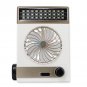 2-in-1 Solar Power Rechageable Camping Cool Fan Light Tent LED Lantern Cooler