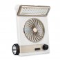 2-in-1 Solar Power Rechageable Camping Cool Fan Light Tent LED Lantern Cooler