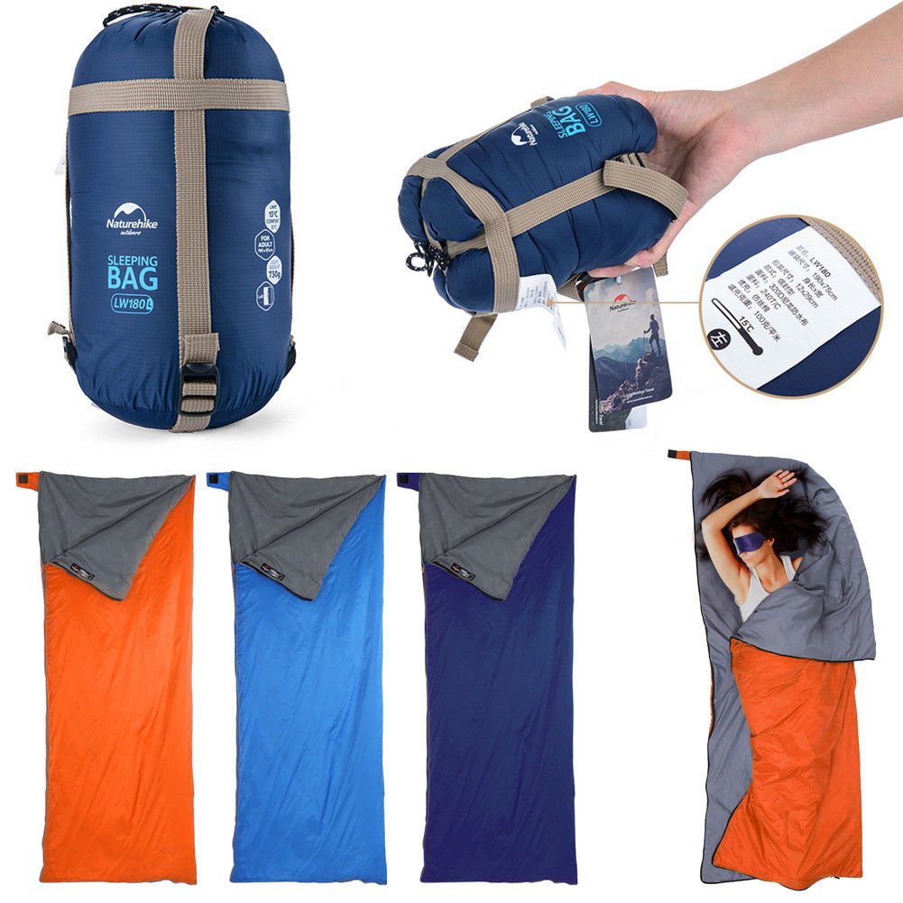 Naturehike Outdoor Water-resistant Ultralight Envelope Sleeping Bag 190 ...