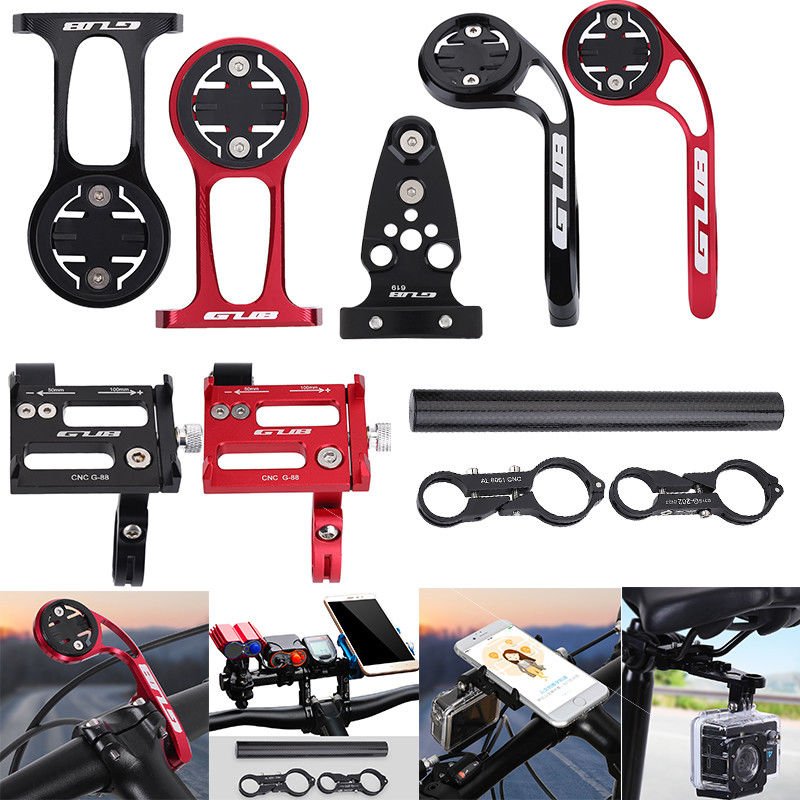 Aluminum Bike Bicycle Bracket Computer Handlebar Mount For Camera Headlight GPS