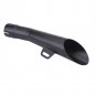 Universal Motorcycle Motocross Exhaust Muffler Pipe Tip Black Stainless Steel