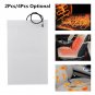 2pcs/4pcs White Carbon Fiber Car Heated Seat Heater Pads Kit w/ Round Switch EL