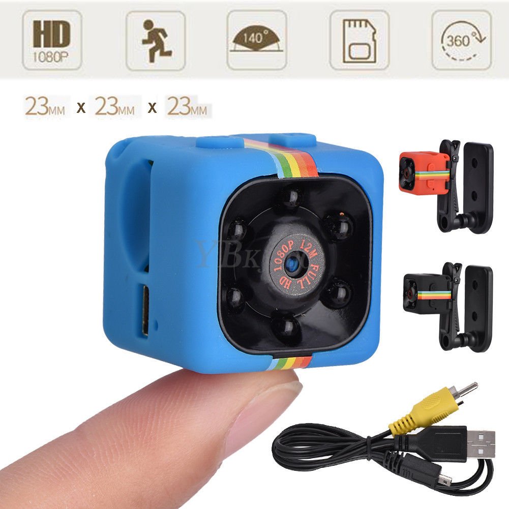 360&Acirc;&deg; Mini DV Camera 1080P Full HD Sports IR Night Vision DVR DC Video Recorder