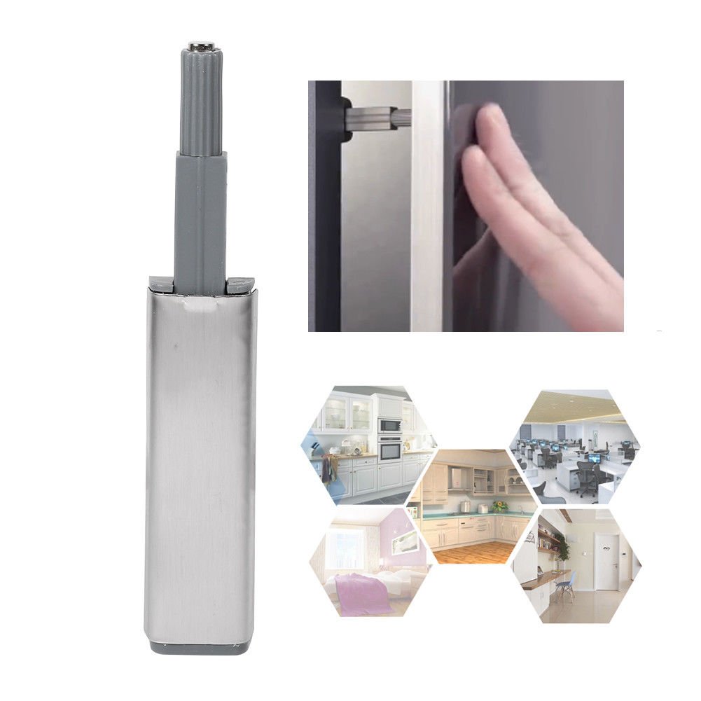 1/4pcs Cabinet Door Push To Open System Damper Buffer Catch Stainless Steel