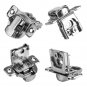 1/5/10X Door Hinge Cabinet Cupboard Hinges Soft Close Overlay Kitchen Wardrobe
