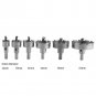 6Pcs Carbide Tip TCT Drill Bit Hole Saw For Stainless Steel Metal Alloy 22-65mm