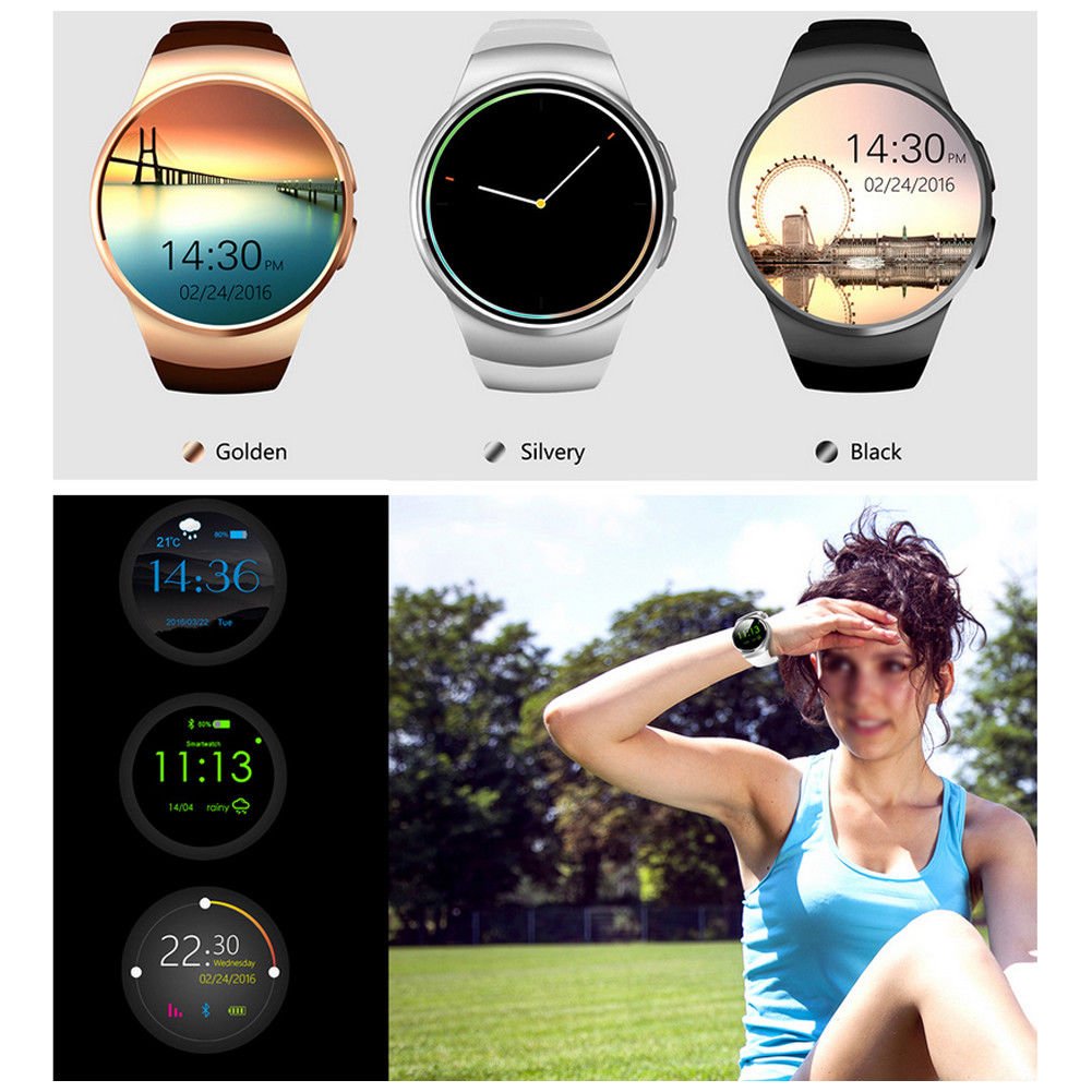 Bluetooth Smart Watch Wrist Waterproof Phone Mate for Android Samsung IOS iPhone