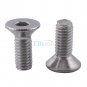 100Pcs M3 304 Stainless Steel Hex Socket Countersunk Flat Head Screws Bolts Kits
