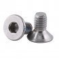 100Pcs M3 304 Stainless Steel Hex Socket Countersunk Flat Head Screws Bolts Kits