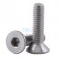 100Pcs M3 304 Stainless Steel Hex Socket Countersunk Flat Head Screws Bolts Kits