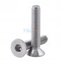 100Pcs M3 304 Stainless Steel Hex Socket Countersunk Flat Head Screws Bolts Kits