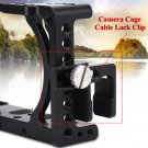 Lock Cable Clamp Adapter Protector for Sony A6000 A6300 Camera Accs Video Cage