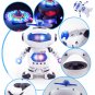 2Pcs Robot Electronic Walking Dancing Music Light Toys Boys Girl Kids Child Gift