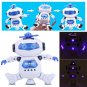 2Pcs Robot Electronic Walking Dancing Music Light Toys Boys Girl Kids Child Gift
