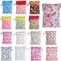 Baby Protable Nappy Reusable Wet Dry Cloth Zipper Waterproof Diaper Bag Cute ZJM