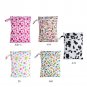 Baby Protable Nappy Reusable Wet Dry Cloth Zipper Waterproof Diaper Bag Cute ZJM