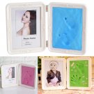 Photo Frame Inkpad Clay Infant Baby Newborn DIY Hand Print Footprint Gift