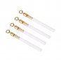 100PCS Fishing Gear Rotation Drift Tube Fishing Floats Copper Head Swivel Sets